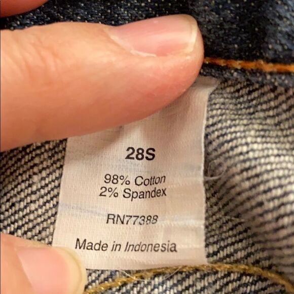 J Crew Matchstic Stretch Dark Wash Blue Jeans Size 28S - Picture 11 of 16